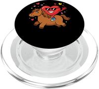 Valentine Horse Rider Funny Horse Valentine PopSockets PopGrip for MagSafe