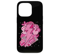 Valentine Love Lightning Bolt Disco Hearts Y2K Retro Graphic Case for iPhone 13 Pro