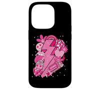 Valentine Love Lightning Bolt Disco Hearts Y2K Retro Graphic Case for iPhone 14 Pro