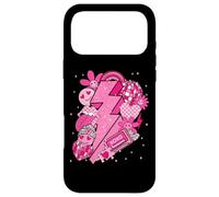 Valentine Love Lightning Bolt Disco Hearts Y2K Retro Graphic Case for iPhone 17 Pro Max