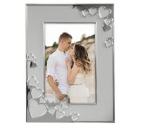 "Valentine" Portrait Photo Frame, Silver, 13 x 18cm