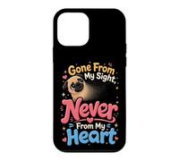 Valentine Pug Gone From My Sight Heart Case for iPhone 12 mini