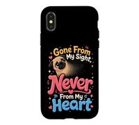 Valentine Pug Gone From My Sight Heart Case for iPhone X/XS
