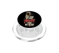 Valentine Pug Gone From My Sight Heart PopSockets PopGrip for MagSafe