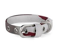 Valentine Red Rose Pet Collar Oxford Adjustable Safety Dog Collars Cute Outdoor Training Pet Collars Easy Clean Floral Print Puppy Collar for City Pet Owners