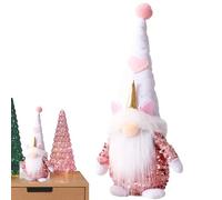 Valentine’s Day Faceless Doll - Plush Dwarf Figurine Decor, Old Man Table Decoration for Bookshelf, Study Table, Bedside, Porch, Desk, Sofa, Cute and Plush Doll for Home or Office Display