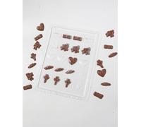 Valentine’s Day Icons Chocolate Mould - Sweetheart Edition | Food-Grade Plastic Mold for Love-Themed Chocolates, Romantic Dessert Treats