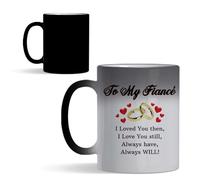 Valentine’s Day Mug - to My Fiancé 11 oz Colour Changing Ceramic Magic Mug