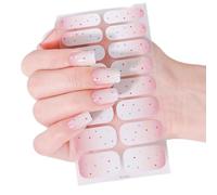 Valentine ' s Day Nails Stickers Full Wraps Polish Strips, Adhesive Art Decals Heart Kiss Love Pattern Valentine Art Stickers