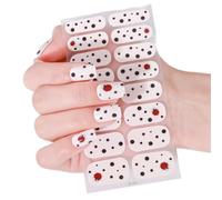 Valentine ' s Day Nails Stickers Full Wraps Polish Strips, Adhesive Art Decals Heart Kiss Love Pattern Valentine Art Stickers
