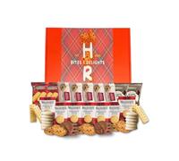 Valentine’s Shortbread Biscuit Gift Hamper by HR Bites & Delights | Luxury All Butter Biscuits, Afternoon Tea Hamper, Tea and Biscuit Gift Set, Letterbox Food Gift, Romantic Hamper for Men & Woman
