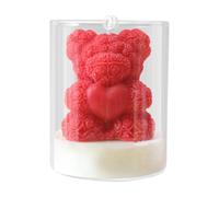 Valentine Scented Candles, Heart Bear Holiday Decoration - Festive Decorative Scented Candles for Partners Spouse Friends Girlfriends Romantic Dinner Marriage Proposal Bedroom Living Room Bedside
