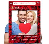 Valentine Selfie Frame Celebrate Valentine's Day Paper Themes - Valentine's Facebook Roses