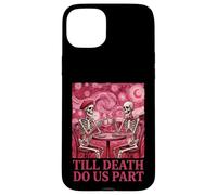 Valentine Skeletons Coffee Date Van Gogh Case for iPhone 15 Plus