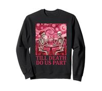 Valentine Skeletons Coffee Date Van Gogh Sweatshirt