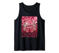 Valentine Skeletons Coffee Date Van Gogh Tank Top