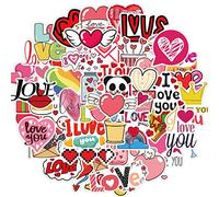 Valentine Stickers Small Love Stickers for Envelopes Scrapbooking Phone Wall Envelops Water Bottles Laptop Wedding Car Window,Romantic I Love You Heart Stickers Decal for Adults Women Gift