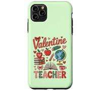 Valentine Teacher School Supplies Globe Books Apple Coffee Case for iPhone 11 Pro Max