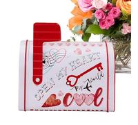 Valentine Tin Mailbox, Multipurpose Valentines Mailbox, Valentine’s Card Box, Classroom Mailbox Box, Small Gift Mailbox, Greeting Card Mailbox, Valentine's Day Mailbox,