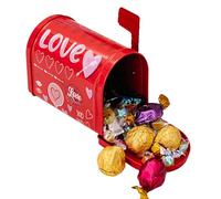 Valentine Tin Mailbox | Multipurpose Valentines Mailboxes Valentines Card Box,Compact Greeting Card Mailbox Classroom Mailbox Box for Presents Letters Cards