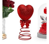 Valentine Tree Topper - Mini Romantic Love Ornament | Heart Decoration for Wedding & Housewarming | Elegant Tabletop Centerpiece for Home, Wall & Birthday