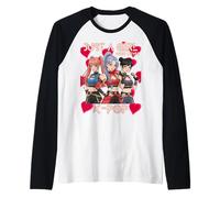 Valentine Vibes k-pop Kids Make My Heart K-pop Raglan Baseball Tee