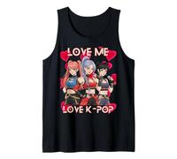 Valentine Vibes k-pop Kids Make My Heart K-pop Tank Top