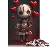 Valentine Voodoo Doll Puzzles for Adults 1000 Piece Puzzle for Teenager Age 12 Years Up Christmas Eve Gifts 1000pcs (75x50cm)