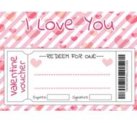 Valentine voucher: coupon book for Him or Her | 40 blank cupons DIY | Boyfriend, Girlfriend, Husband, Wife, Lovers, Couples | Funny, Romantic, sexy Gift