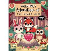 VALENTINE'S ADVENTURE OF THE HEART GEM: A Fun Valentine's Day Activity Book For Kids Ages 4-10 | Story with Learning Activities : Mazes, Coloring, I ... Word Scrambles, Tic-Tac-Toe and Many More!