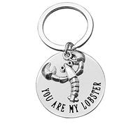 Valentine's Anniversary for Him and Her Couples Christmas Gifts TV Show Gift for Husband Wife Girlfriend Boyfriend Couples Keyring Christmas Birthday Gift for Women Men, You are My Lobster Keyring