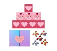 Valentines Bounce Box, Convenient Assembly, 8/10/12boxes, Folding Money Envelope, Exploding Pop-Up Cash Box, Multi-Occasion Use, For Birthday, Proposal, Confession, Graduation, Partners