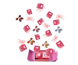 Valentines Bounce Box - Pop-up Container, 10pk Jumping Casing For Marriage Requests, Springing Wallet With Hidden Photos, Surprise Folder For Anniversaries, Proms And Dating Events