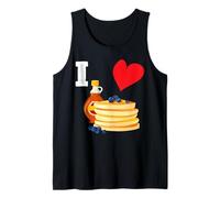Valentines Breakfast Pancake Lovers Tee, I Love Pancakes Tank Top