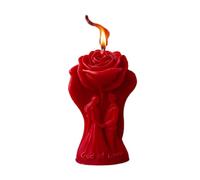 Valentines Candle for Her | Natural Romantic Home Decor | Rose Shaped Safe Valentines Candle | for Him Her Girlfriend Boyfriend Wife Husband Couples Wedding Birthday