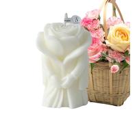 Valentines Candles | Soy Candles with Long Lasting | Safe Rose Shaped Valentine Candle - Gift For Her and Him on Birthday Date Night & Celebration