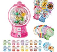 Valentine's Candy Cards Gifts Set with Plastic Domes,36/18 PCS Valentine's Candy Cards Gift Set,Fun DIY Craft Treat Holders,Valentines Day Gifts Card for Classroom Exchange,Kids & Couples