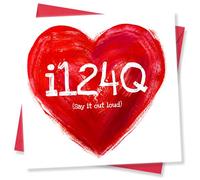 Valentines Card For Her, Valentine Card For Him, Husband Valentine's Day Card, i124Q (Say it out loud)