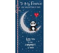 Valentine's Card, To My Fiance. 23x12cm