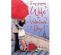 Valentines Card Wife - 9 x 6 inches - Regal Publishing