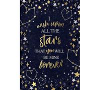 Valentine's Card with Stars and Constellations Theme, Romantic Quote Design