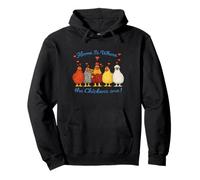 Valentines Chicken Funny Home Is Where The Chickens Are Pullover Hoodie