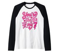 Valentine's Day 2026 Six Seven 67 Meme You're The 6 to My 7 Raglan Baseball Tee