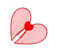 Valentine's Day Angel Wings - Lightweight Heart Shaped Costume Accessories | Cupid Wings with Soft Feather Fabric Party Costume Photo Props | Romantic Wings Prop for Birthday, Festival Event