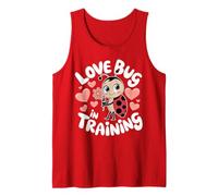Valentines Day Boy Girl Love Bug Shirt Cute Costume Outfit Tank Top
