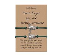 Valentine's Day Bracelets 2 pcs, Adjustable Handmade String Rope Relationship Bracelets Friendship Couple Matching Bracelet Valentine's Day Presents for Friends Boyfriends and (Green, One Size)