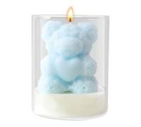 Valentine's Day Candles For Her - Heart-Shaped Bear Shape Christmas Decoration | Aromatherapy Candle | Valentine Candle A PPartners Dinner Date Proposal