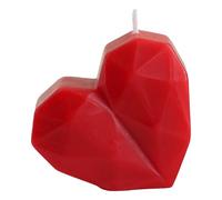 Valentine's Day Candles Handmade Scented Red Heart Candles Rose Shaped Candles Mini Tealight Candles Mini Heart Candles Candles For Wedding Anniversary Hear (Red, 6.1CM)