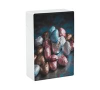 Valentine's Day Candy Cigarette Case Waterproof Cigarette Holder Plastic Cigarettes Box Retro Cigar Boxes Cigarettes Smoking Accessories Ideal Gift for Smoker 20 Capacity