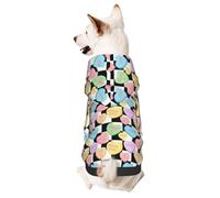 Valentine's Day Candy Heart Conversation Small Pet Hoodies Sweatshirts Dog Pullover Hooded Winter Pet Clothes X-Small